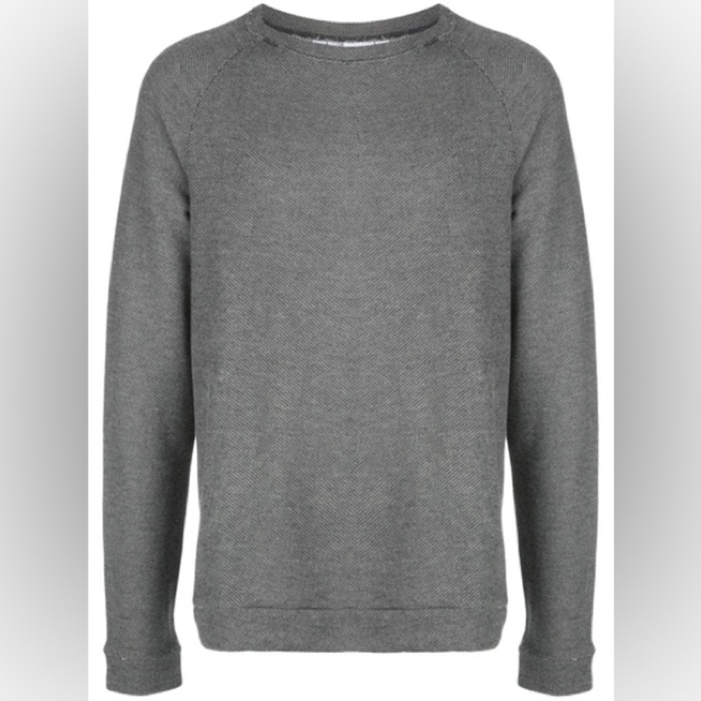 Onia Men’s Dave Sweatshirt Charcoal Gray Beach Terry XL Crewneck Pullover Travel